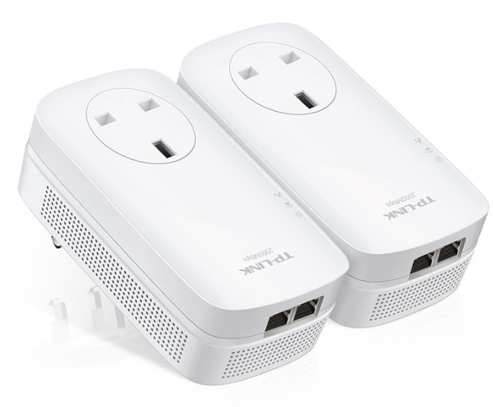 TP-Link AV2000 Powerline Passthrough Kit TL-PA9020P