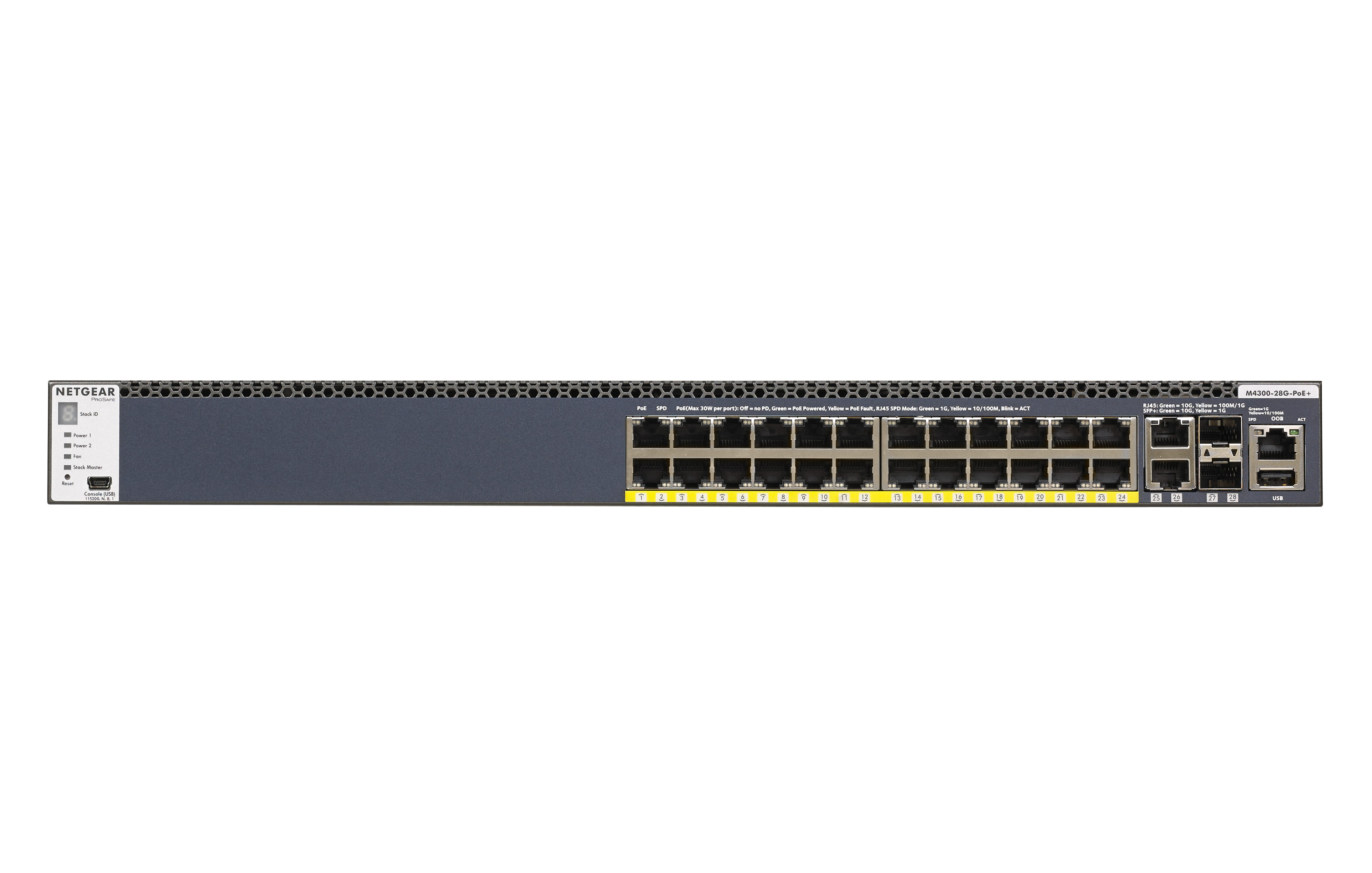 Netgear GSM4328PA 28-Port PoE+ Layer 3 Fully Managed Stackable Switch