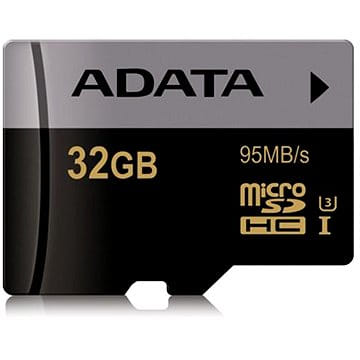 Adata 32GB Premier Pro MicroSDXC/SDHC UHS-I U3l