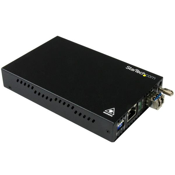 StarTech GbE Fiber Media Converter - 20km - Fiber-to-Copper - LC SM