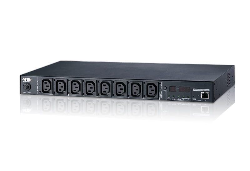 Aten 10A 8-Outlet 1U Outlet-Metered eco Power Distribution Unit