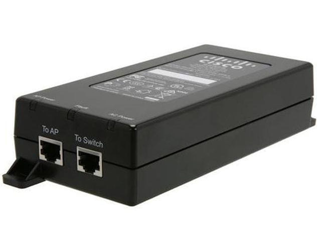 Cisco PoE Aironet Power Injector 802.3at Adapter Gigabit Ethernet