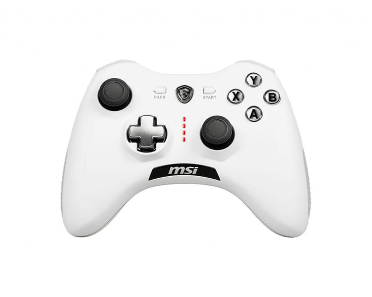 MSI Force GC20 V2 Wired USB Gaming Controller - White