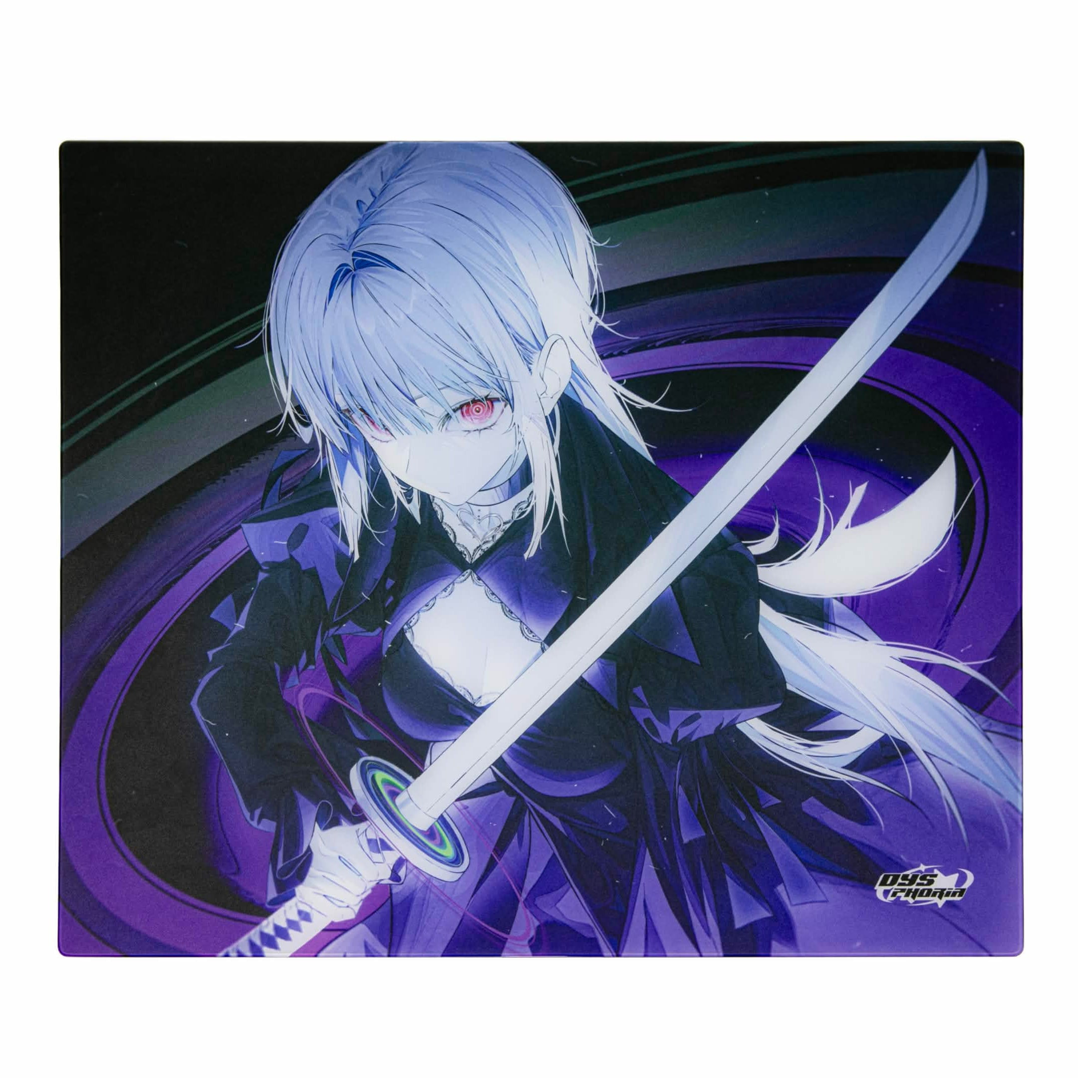 Arbiter Studio x DYSPHORIA 490x420mm Glass  Mouse Pad - Maki