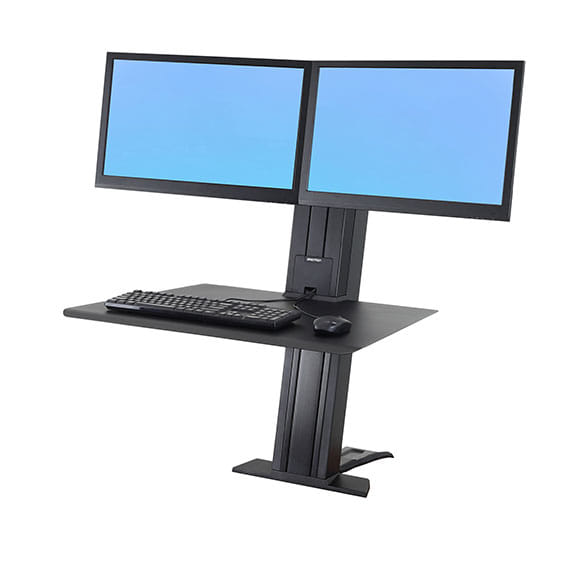 Ergotron WorkFit SR 24" Clamp Black