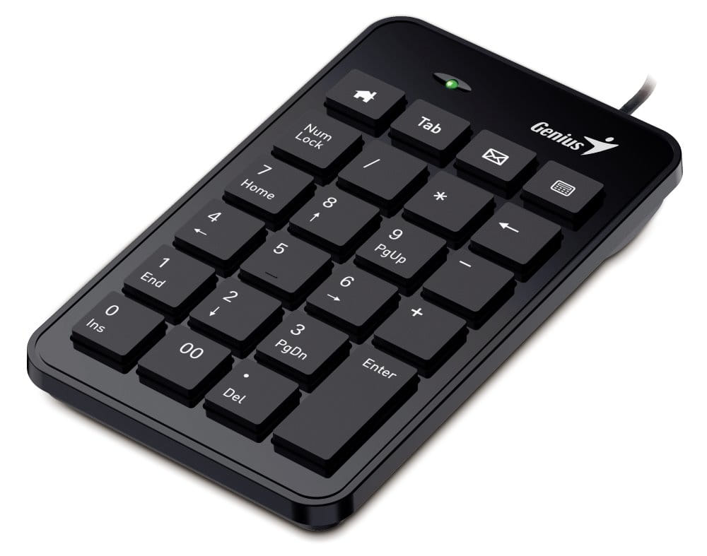 Genius NumPad i120 numeric keypad USB Universal Black