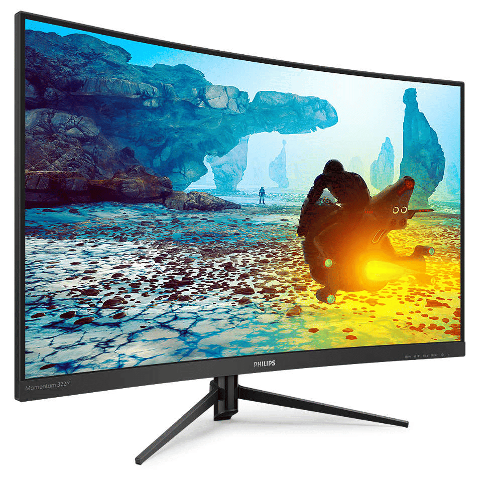 Manufacturer Refurbished Philips 322M8CZ 31.5" FHD Curved 165Hz 1ms Freesync Premium Monitor

