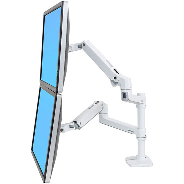 Ergotron LX STACKING ARM WHITE NO GROMMET