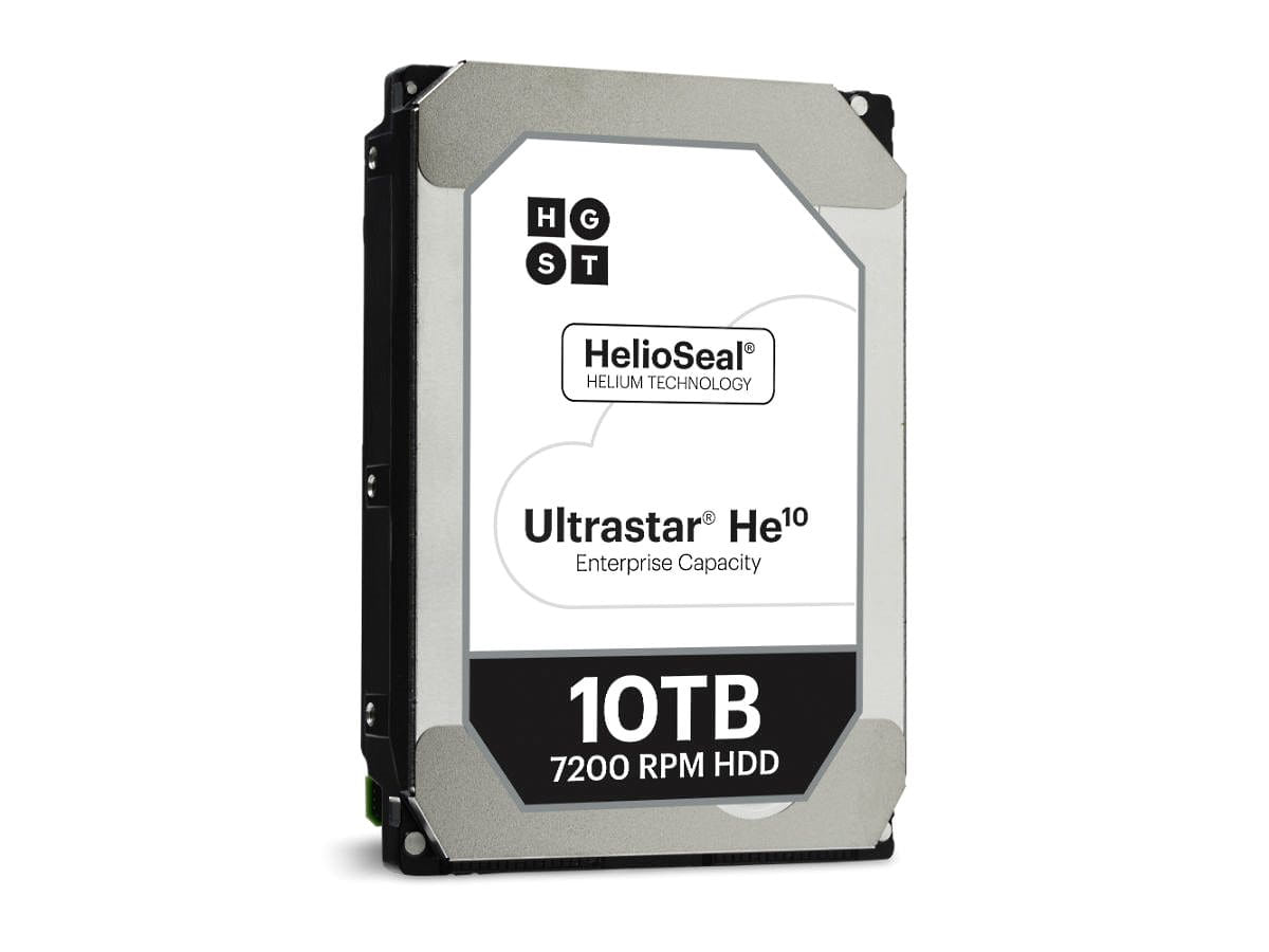 WD Ultrastar He10 3.5" 10TB Serial ATA III Hard Drive (HDD)