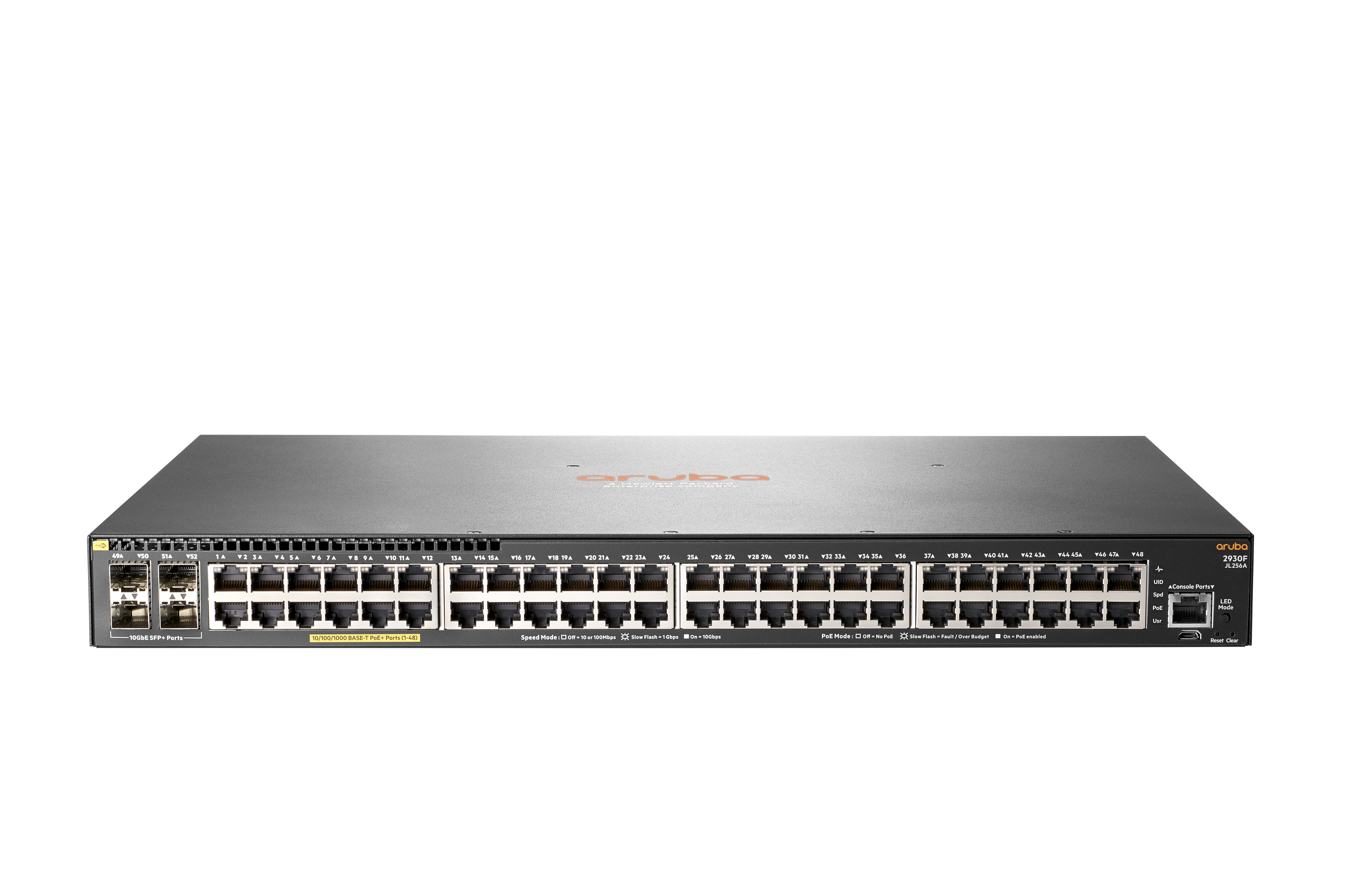 HP ARUBA 2930F 48G PoE+ 4SFP+ SWITCH