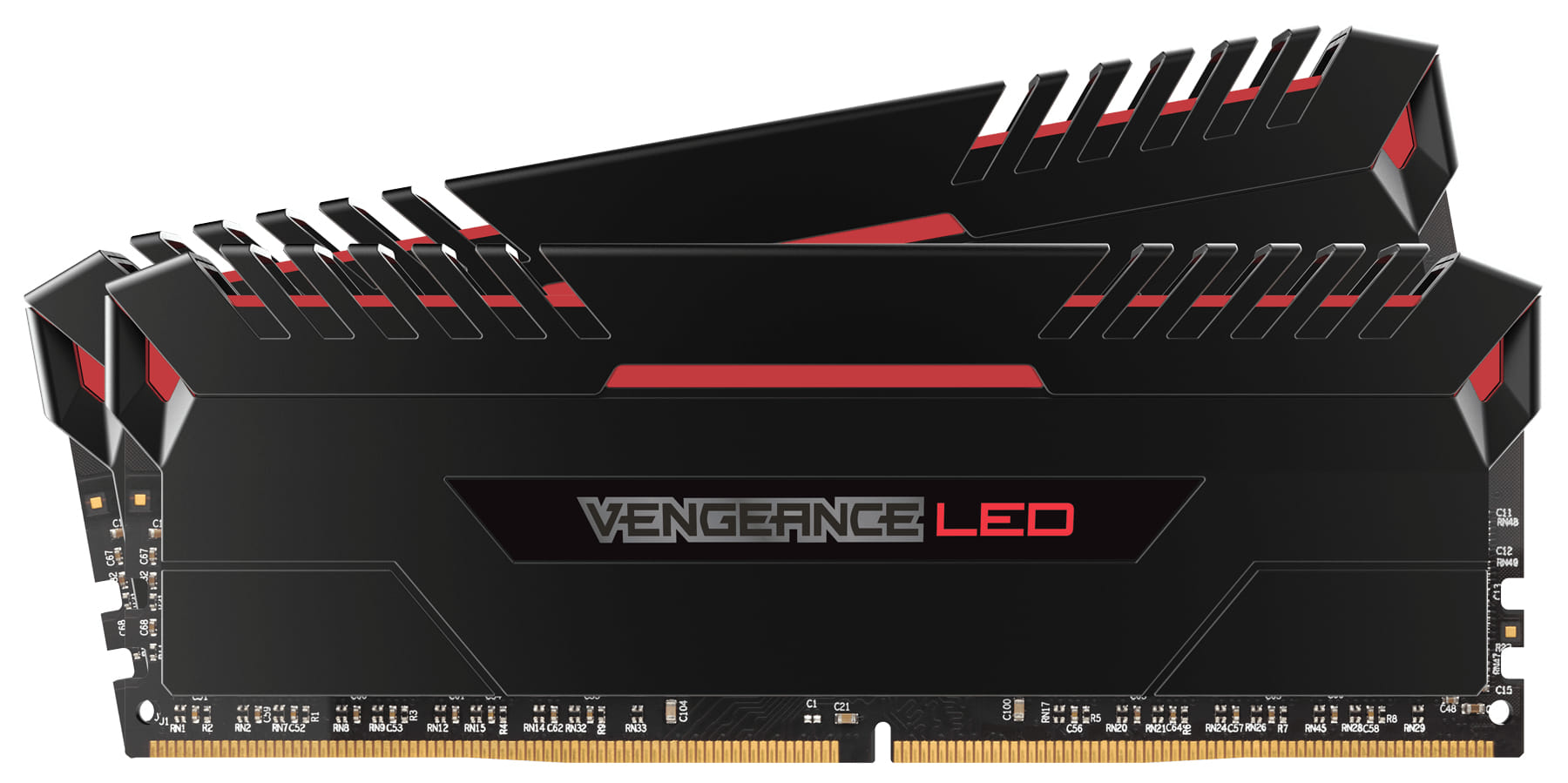 Corsair Vengeance RED LED 16GB (2x8GB) Kit 2666MHz DDR4 Memory