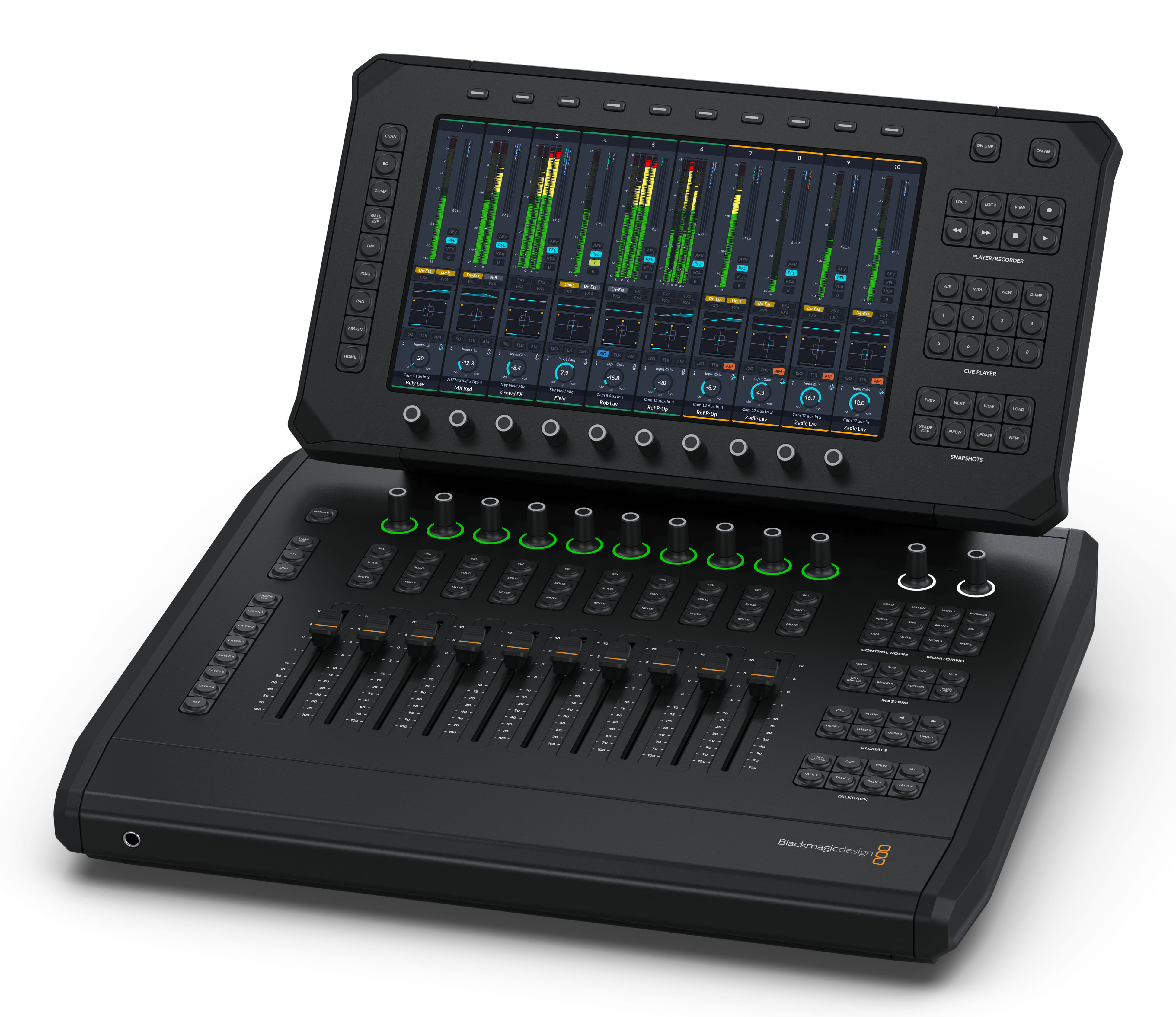 Blackmagic Fairlight Live Audio Panel 10