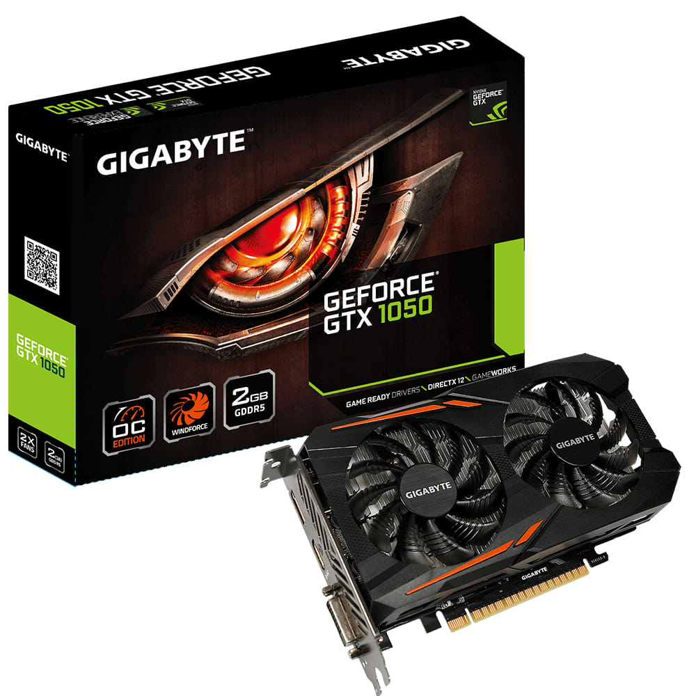 Gigabyte GeForce GTX1050 OC 2GB Graphics Card