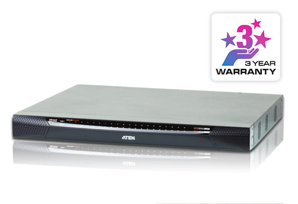 Aten 1L/2-Remote 40P C5 KVM over IP Switch With Virtual Media