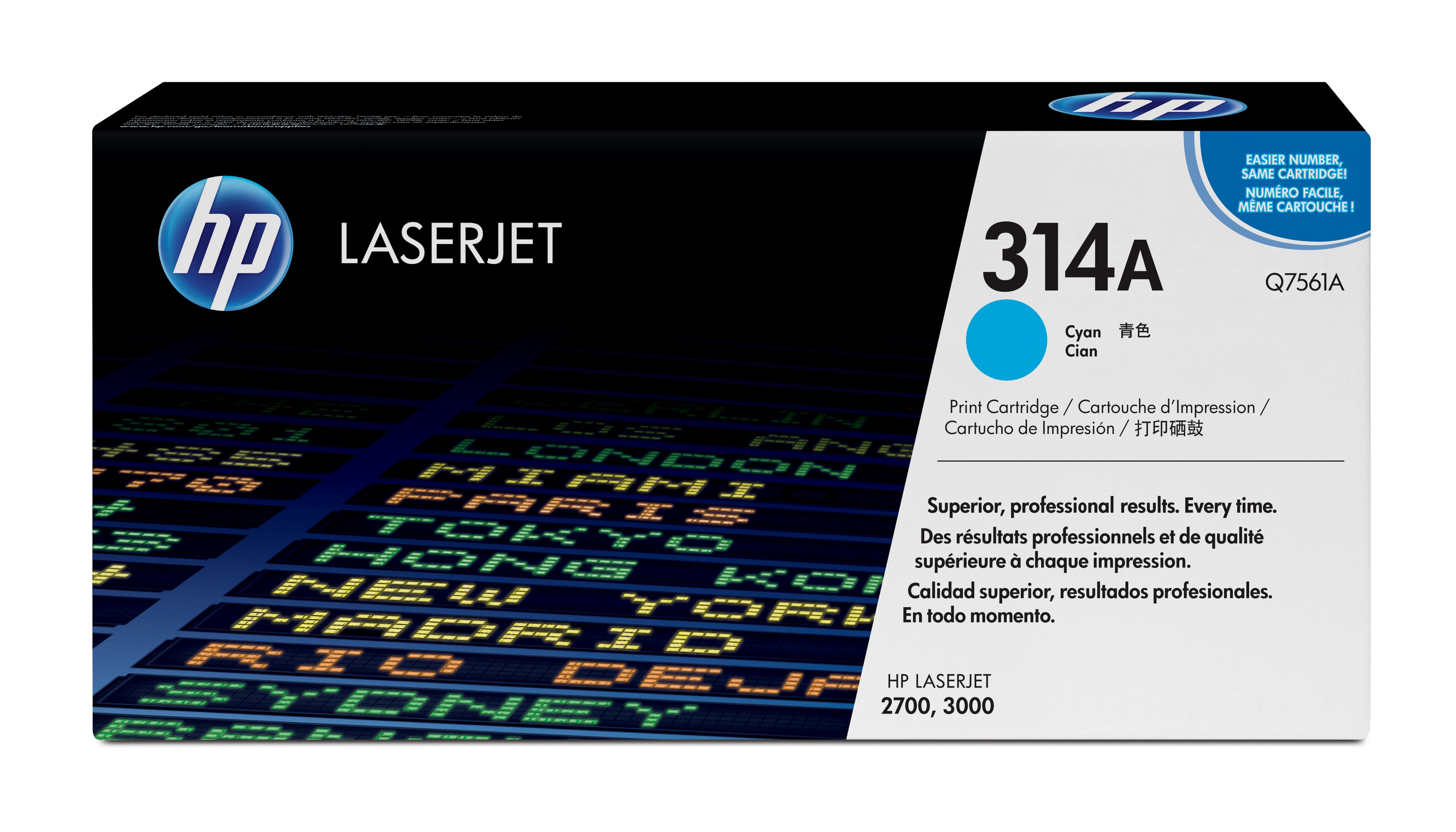 HP Q7561A Cyan Toner Cartridge -CLJ3000