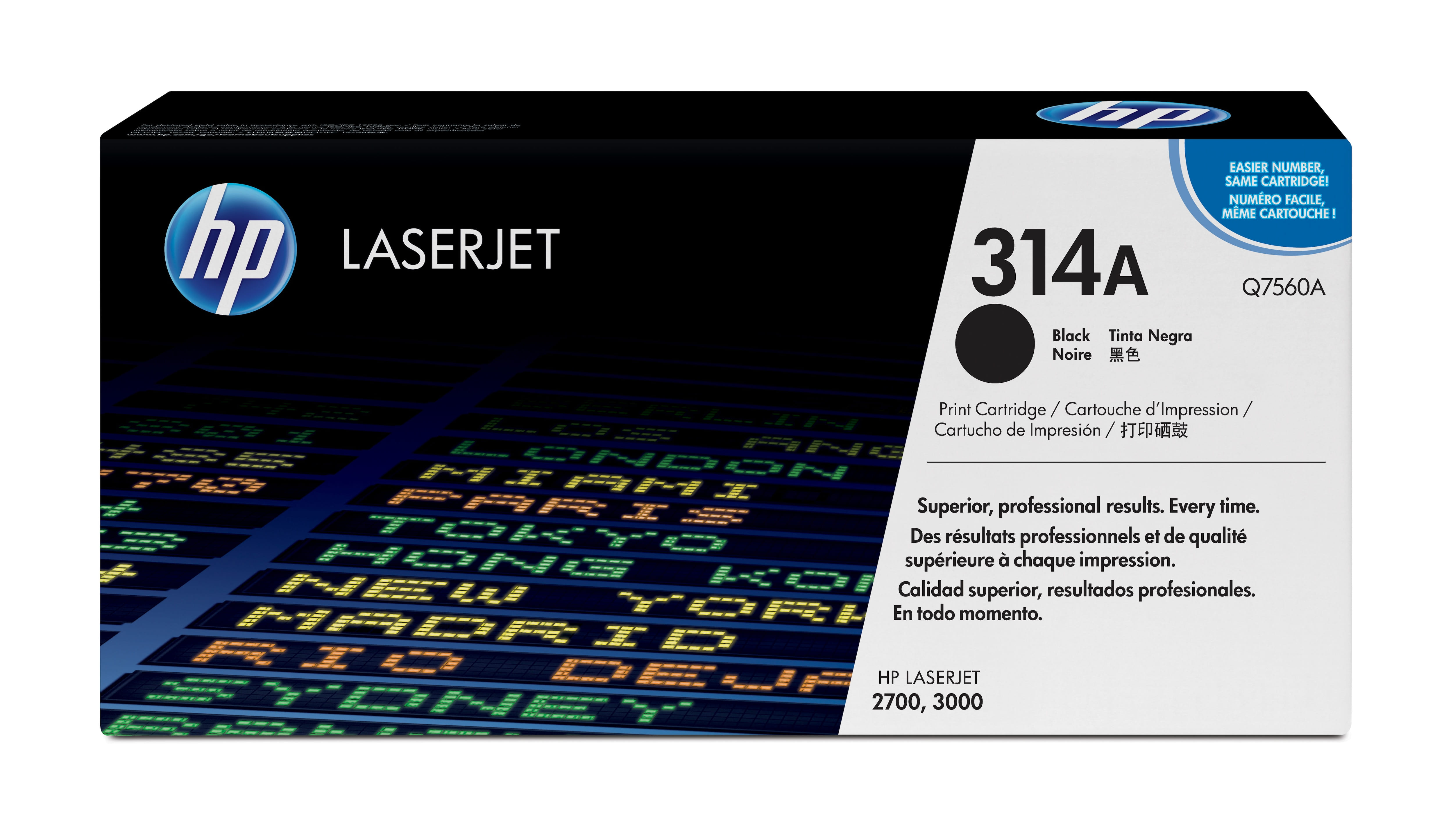 HP Q7560A Black Toner Cartridge -CLJ3000
