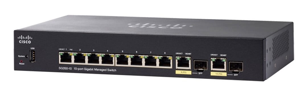Cisco 10-Port Gigabit Managed Switch