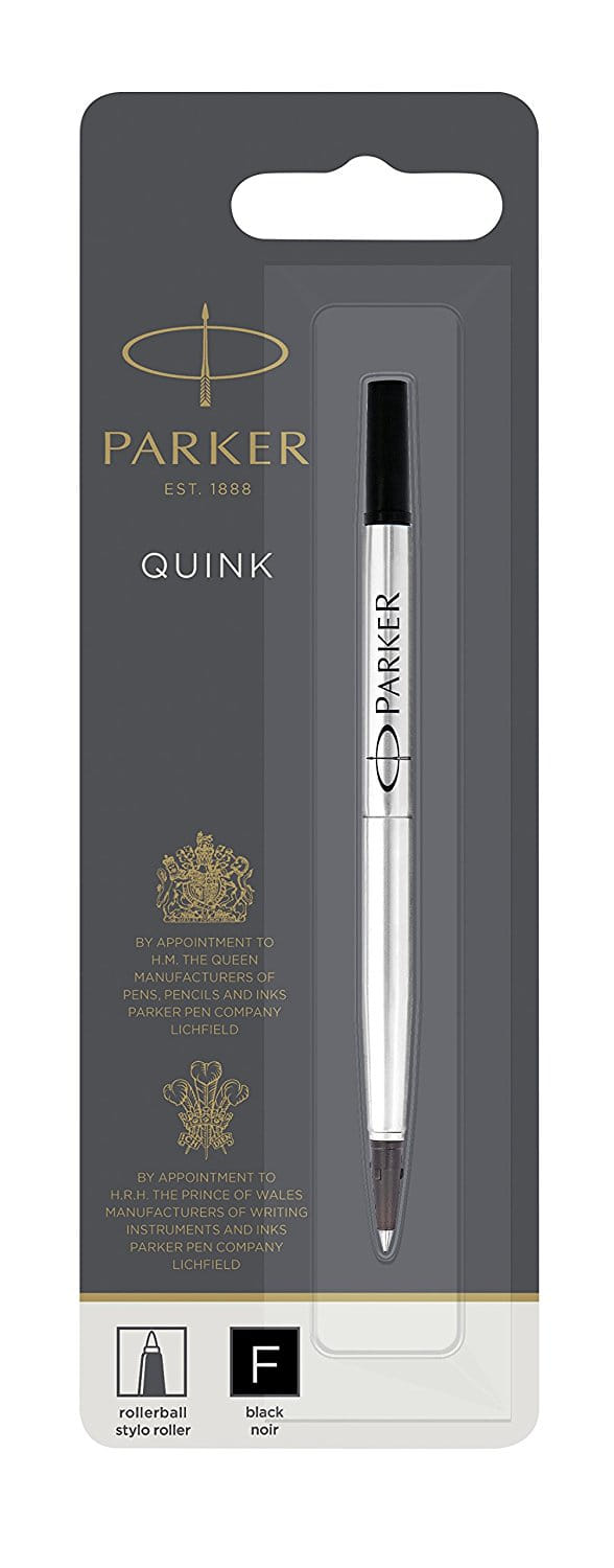 Parker Rollerball Refill Fine Tip Black
