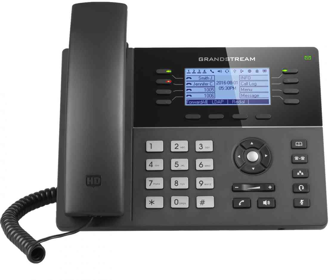 Grandstream GXP1780 HD PoE IP Phone 200x80 LCD