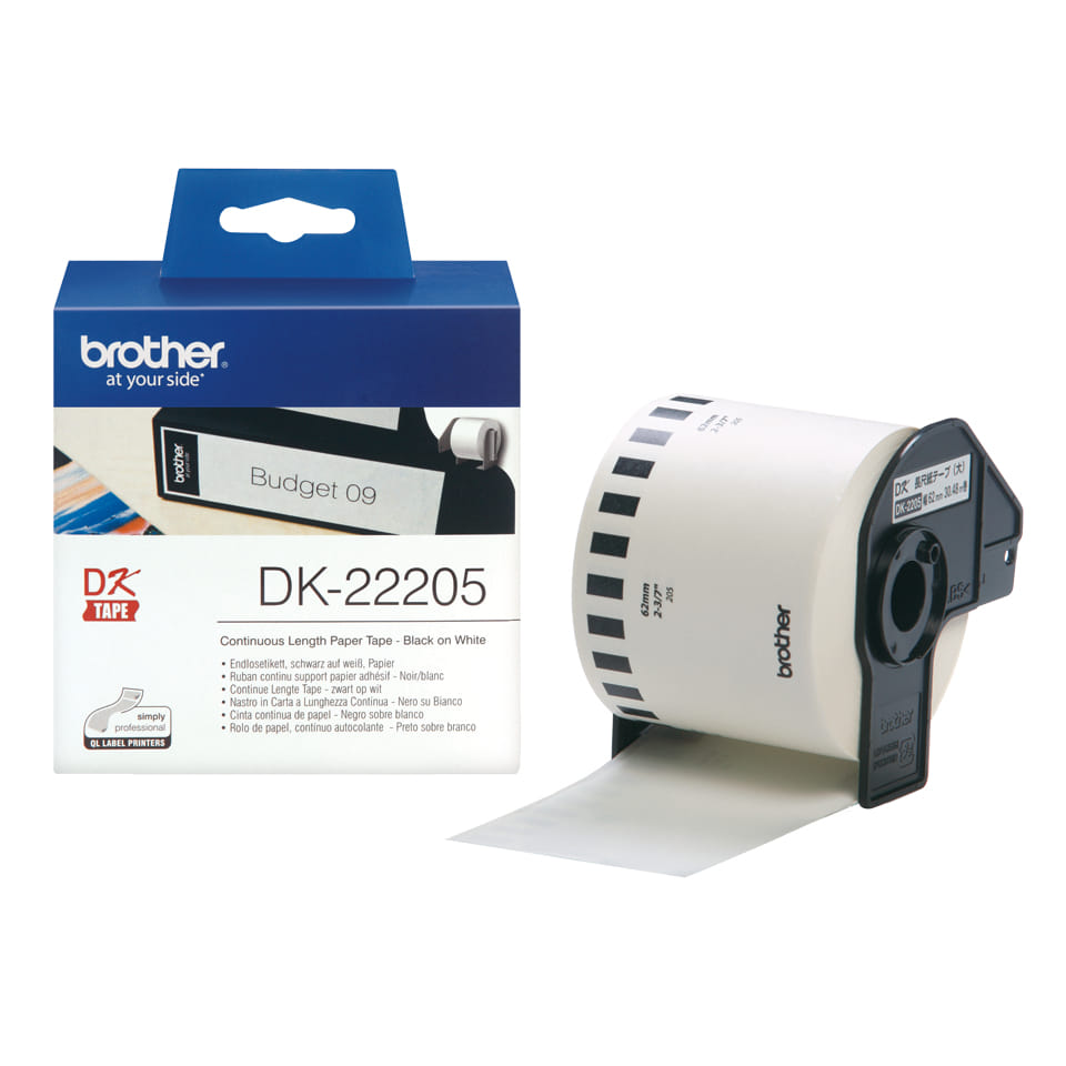 Brother Consumer Paper Roll 62mm x 30.48m