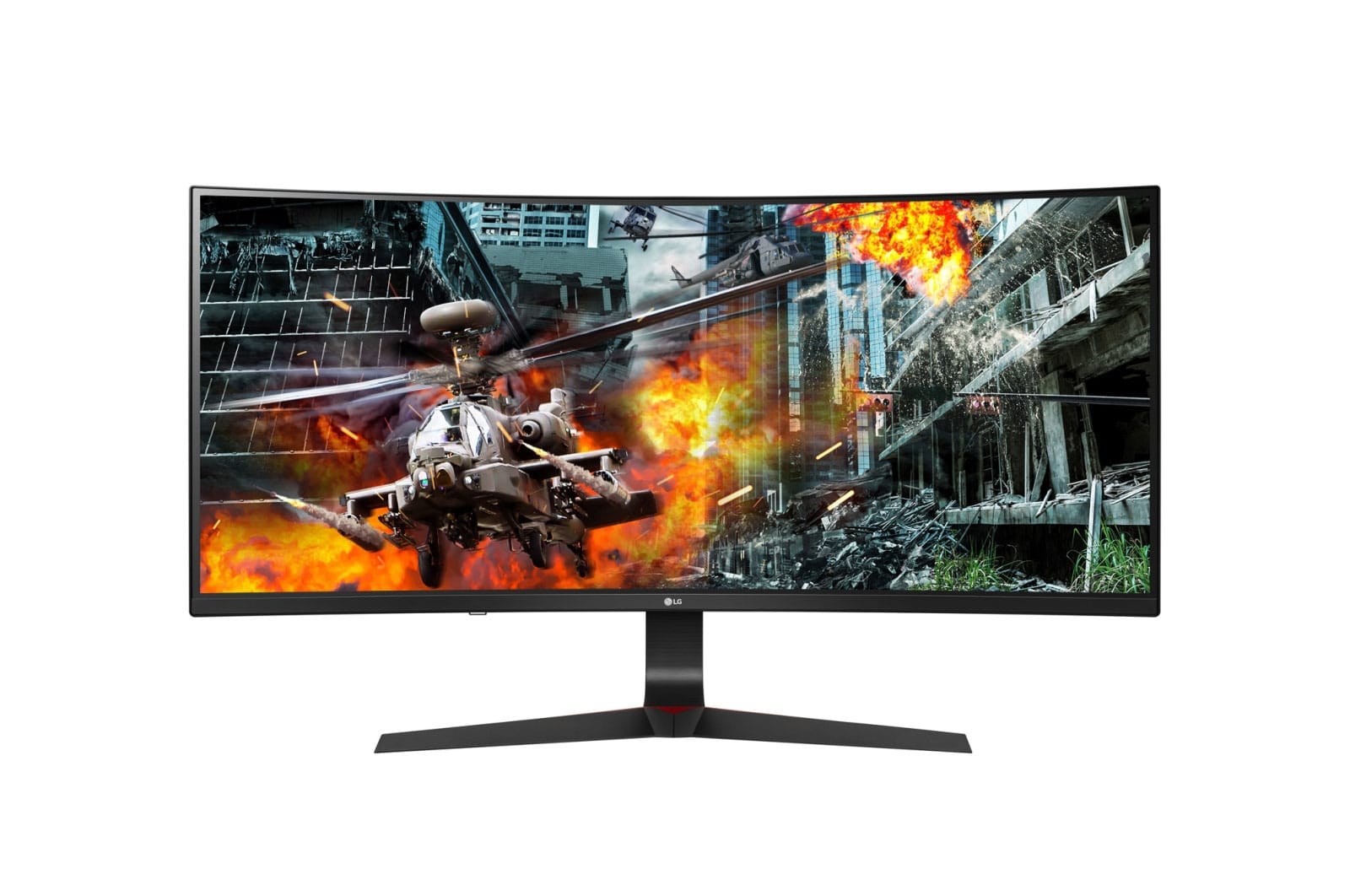 LG 34GL750-B UltraGear 34" Curved UWHD 144Hz G-Sync Compatible Gaming Monitor