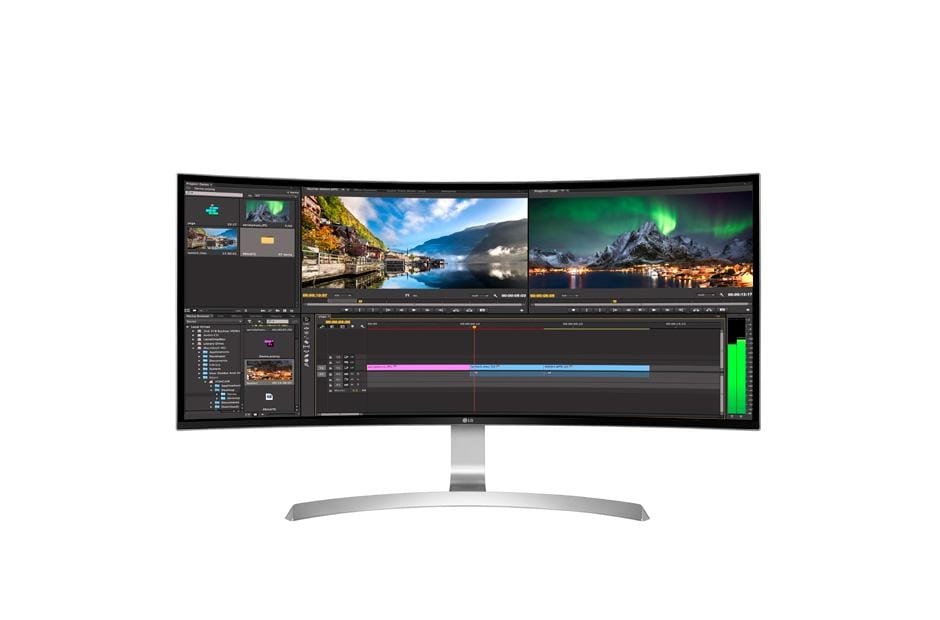 LG 34UC99-W 34" UltraWide WQHD IPS FreeSync Curved Monitor