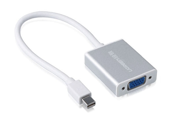 UGreen Video Cable Adapter Mini DisplayPort VGA (D-Sub) Aluminium, White