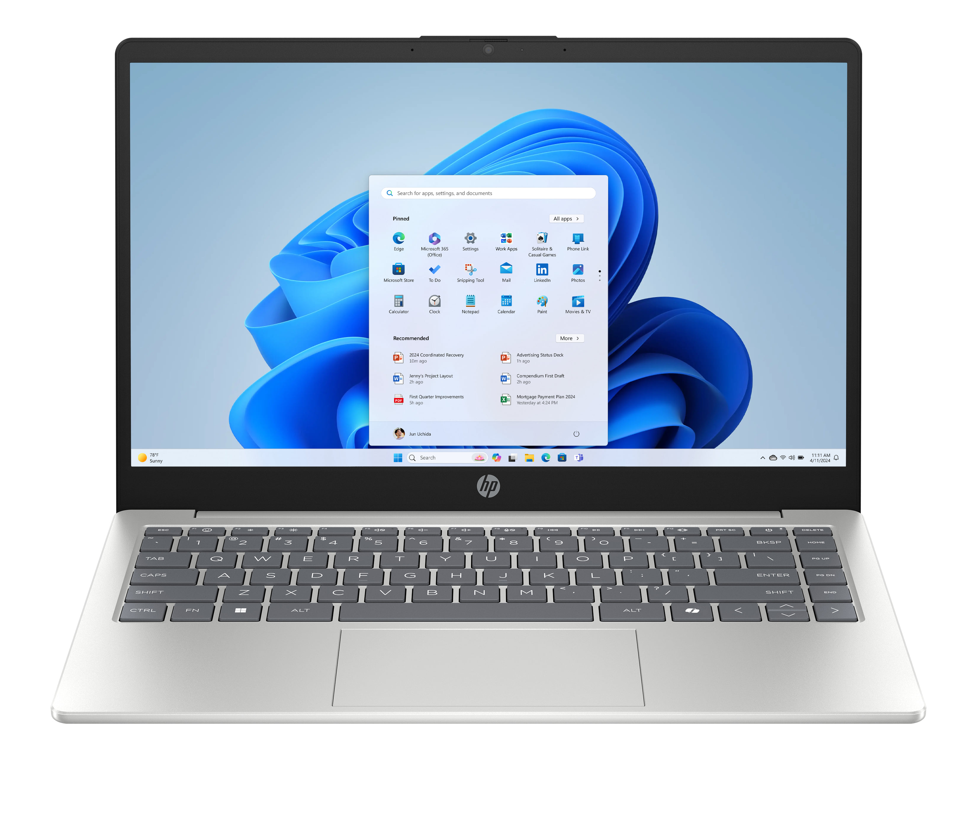 HP 14" FHD U7-255U/16GB/512/W11