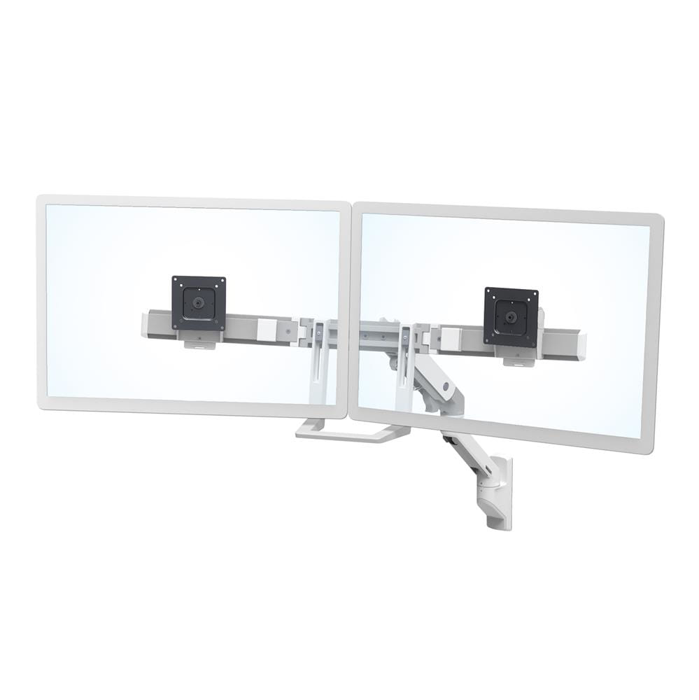 Ergotron HX Wall Dual Monitor Arm WHT