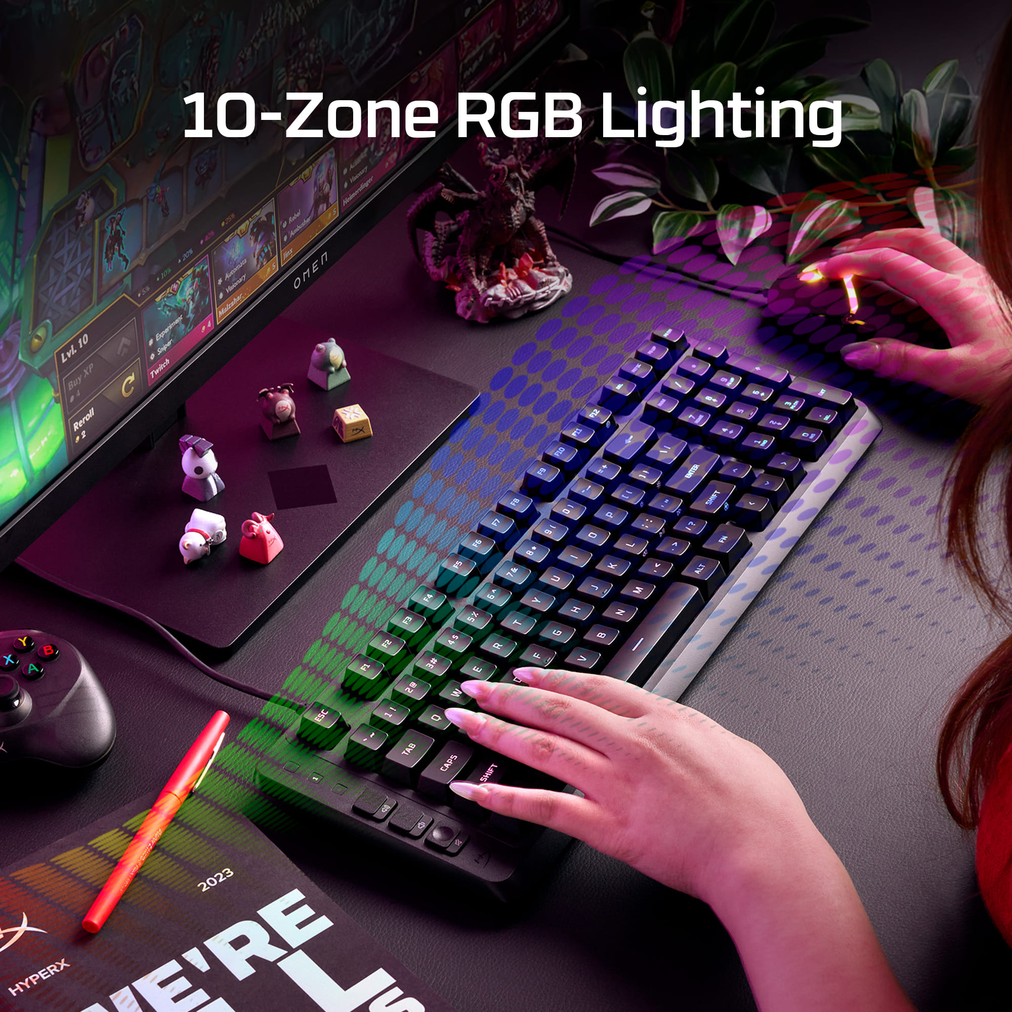HP HyperX Eve 1800 Gaming Keyboard - Black