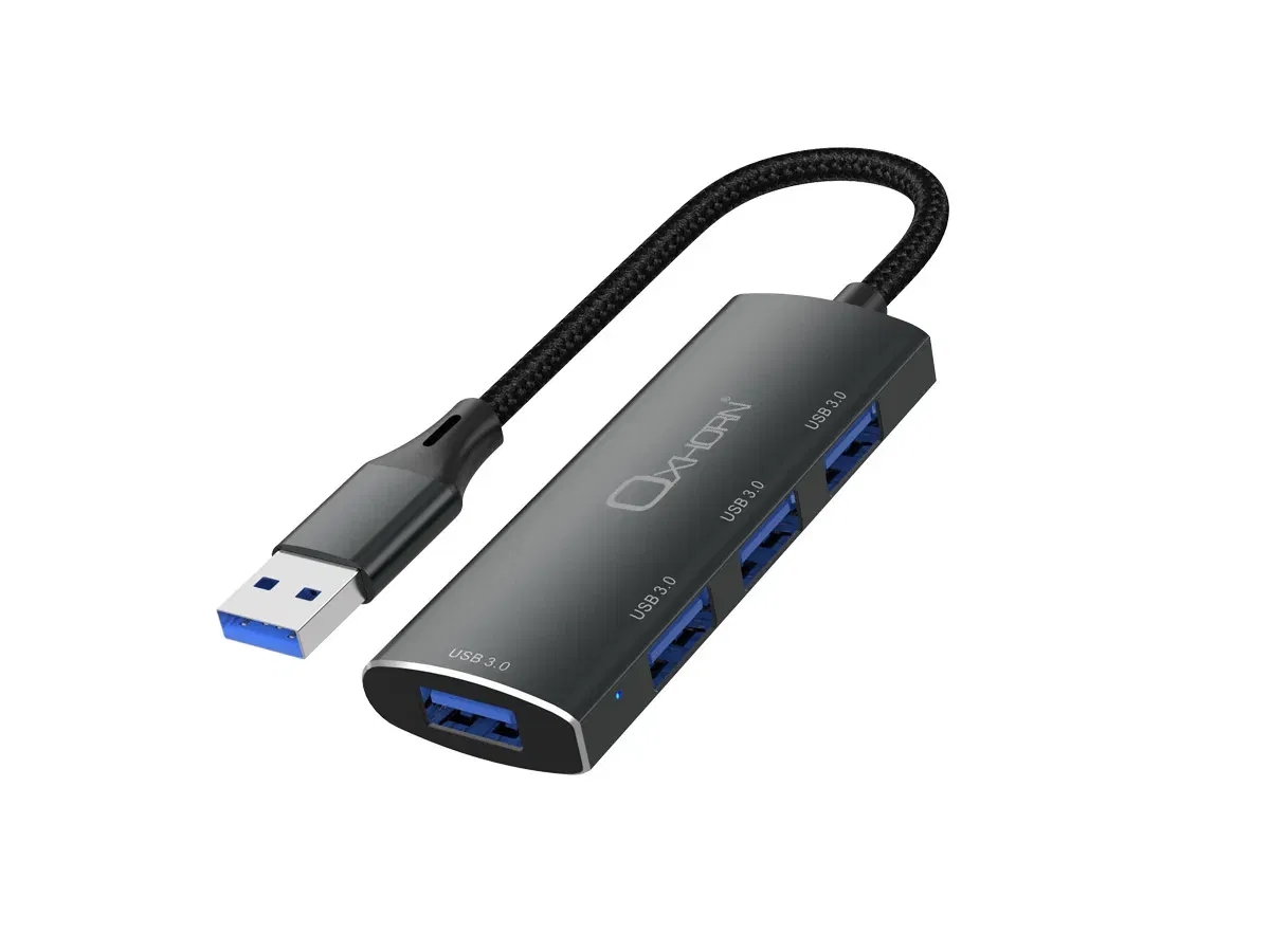 Oxhorn USB 3.0 4 port Hub Black