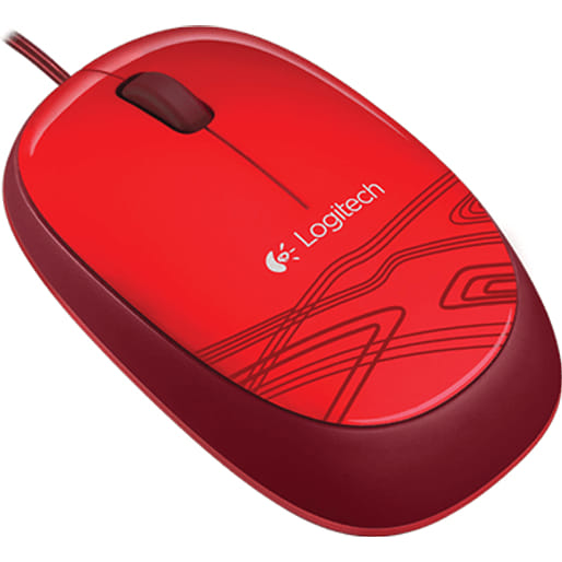 Logitech M105 USB Optical Mouse - Red