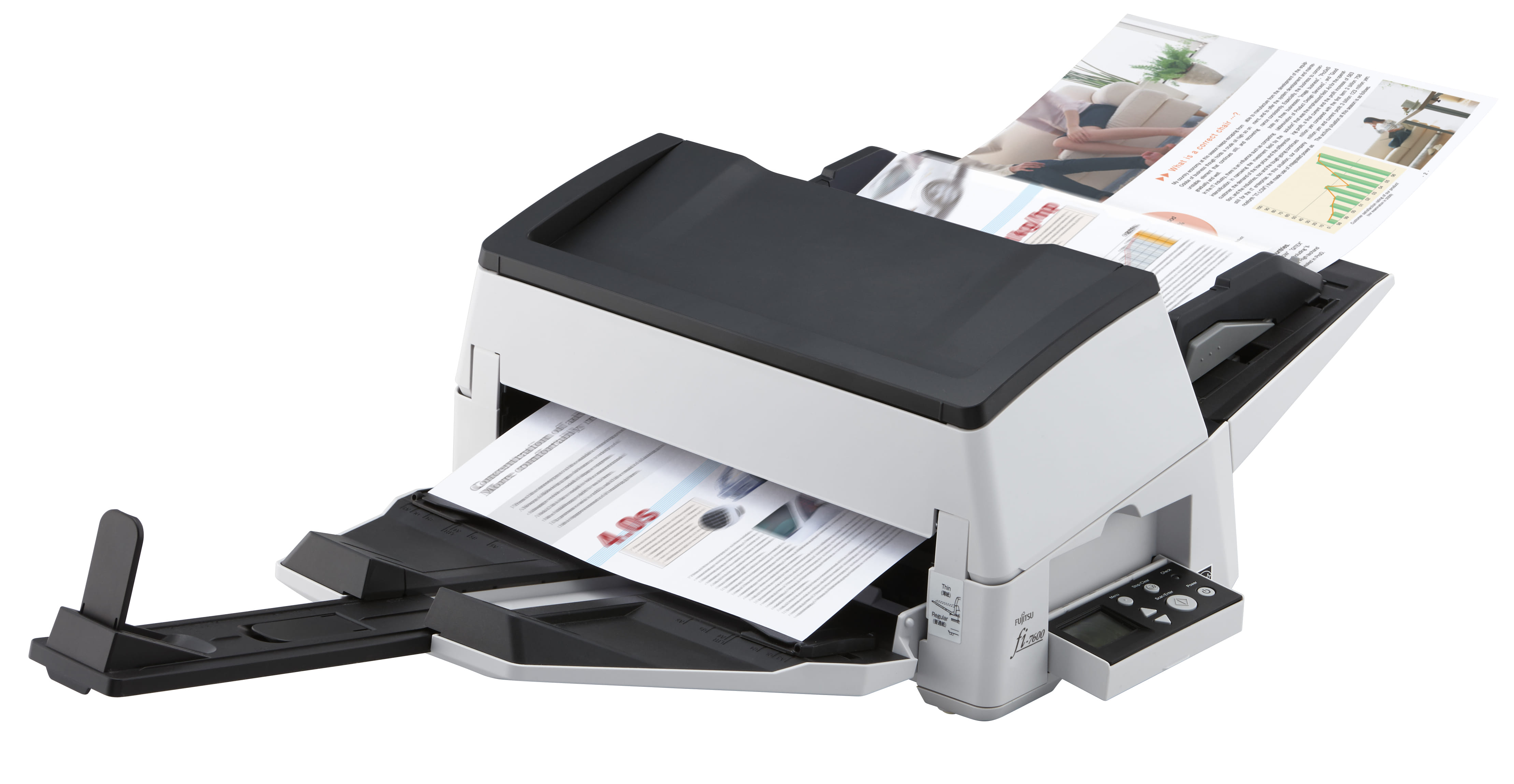 Fujitsu FI-7600 Sheet-Fed A3 Document ADF Scanner