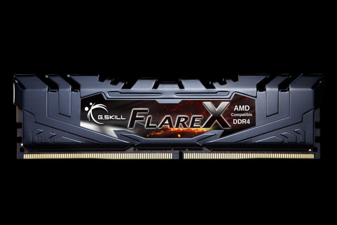 G.Skill FLARE X CL14 32GB(4x8G) DDR4-3200 Black