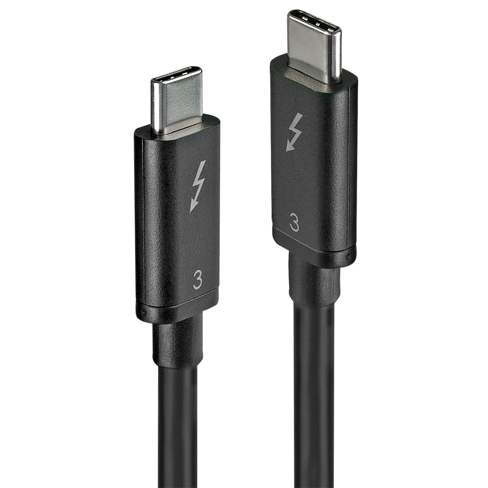 Lindy USB Cable 0.5m 3.2 Gen 1 (3.1 1) C Black