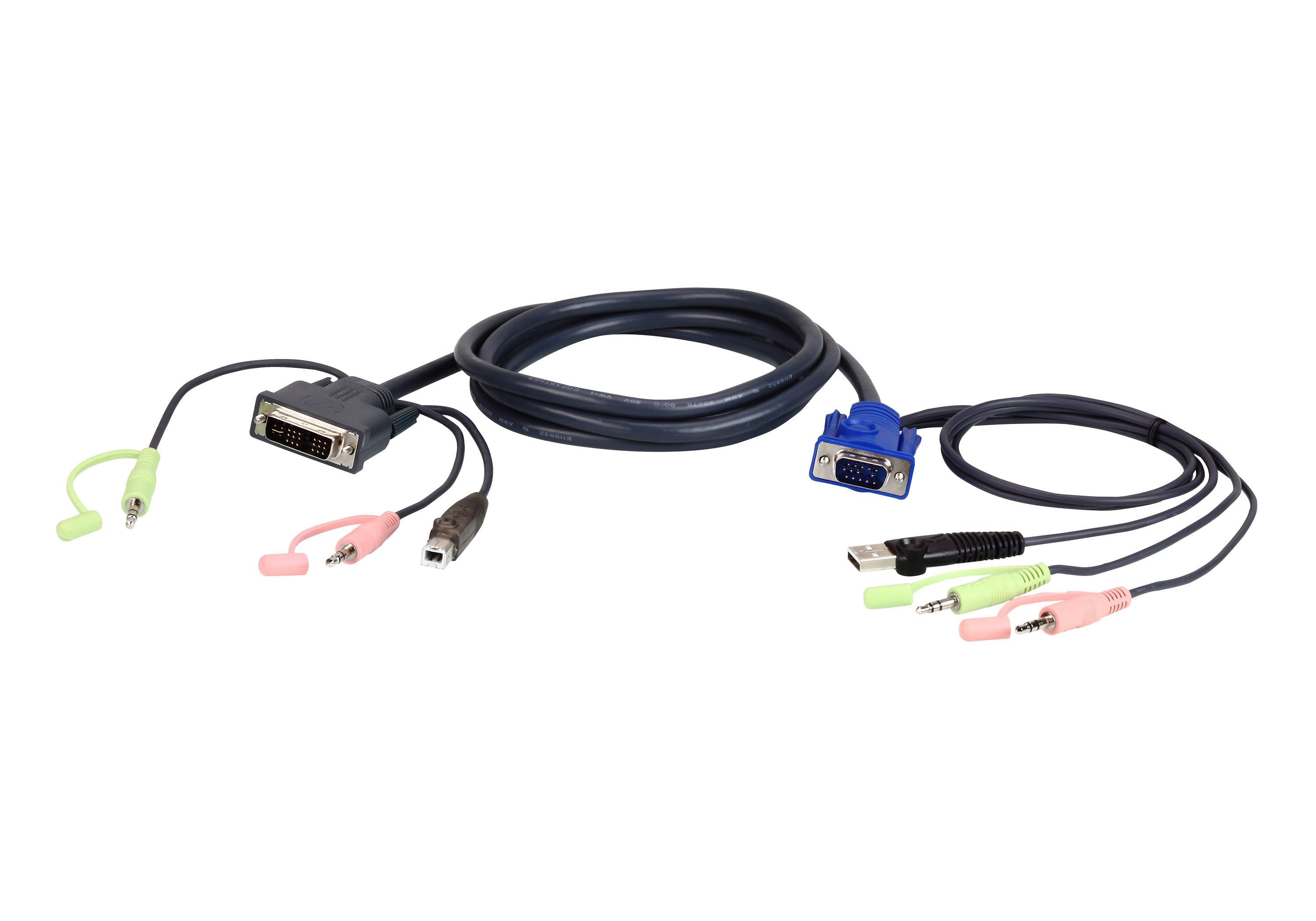 Aten 3m USB DVI-A/VGA KVM Cable