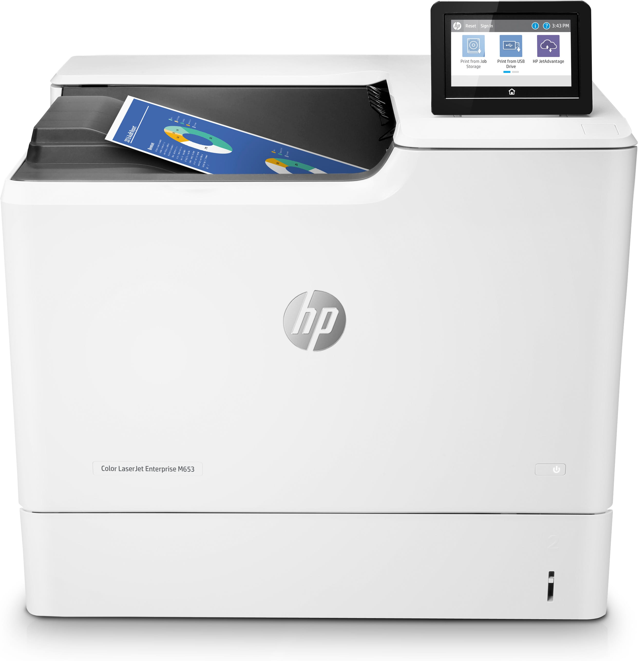 HP LJ Ent M653Dn Colour SFP A4 Duplex Printer