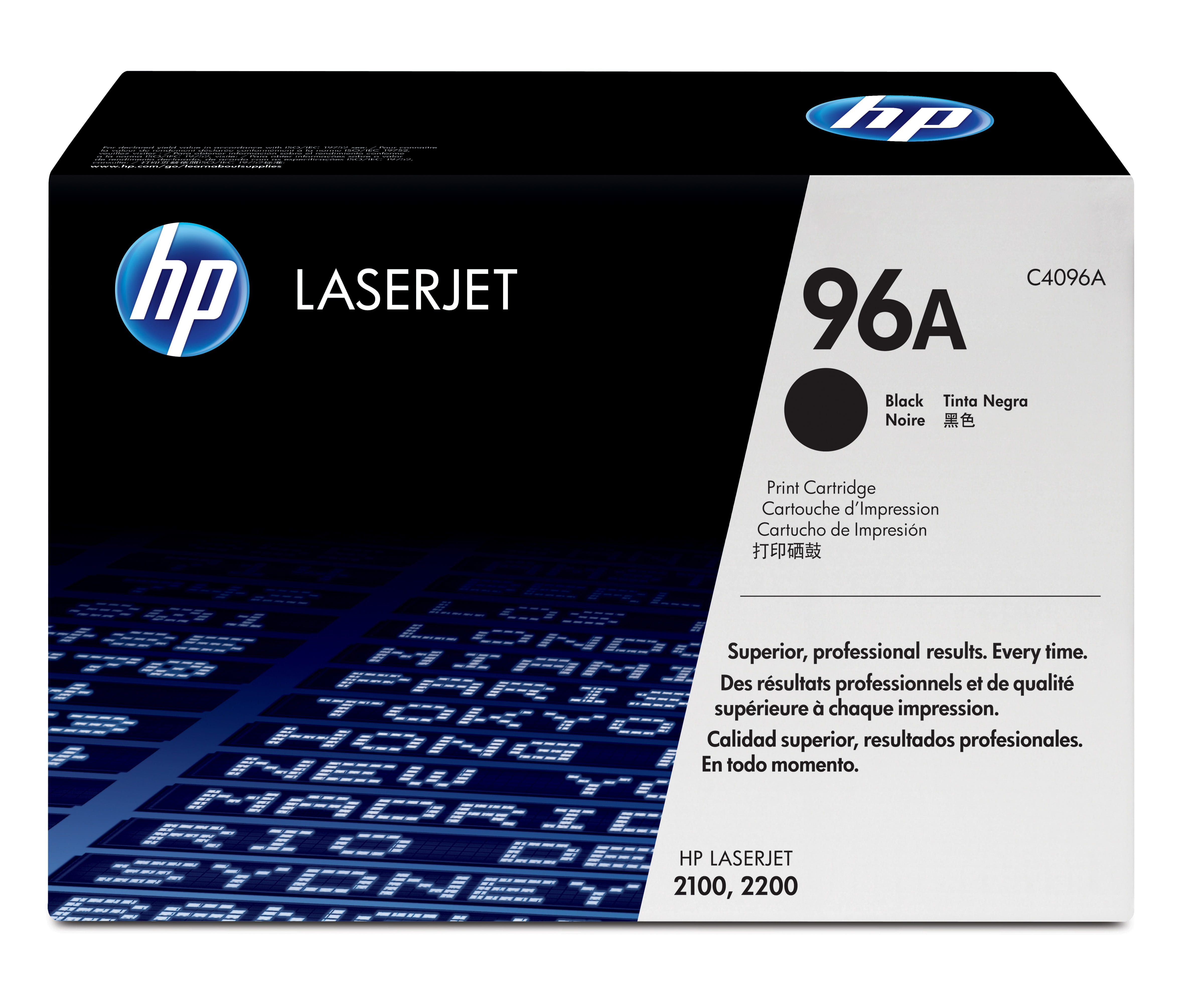 HP 96A BLACK LASERJET TONER C4096A