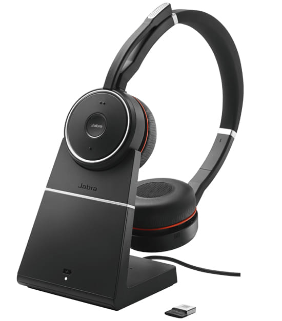 Jabra Evolve 75 UC Stereo ANC BT HS w/CHRGNG STND