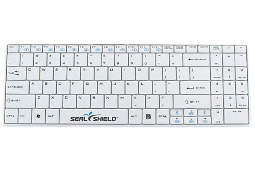 Seal Shield Keyboard USB QWERTY US English White