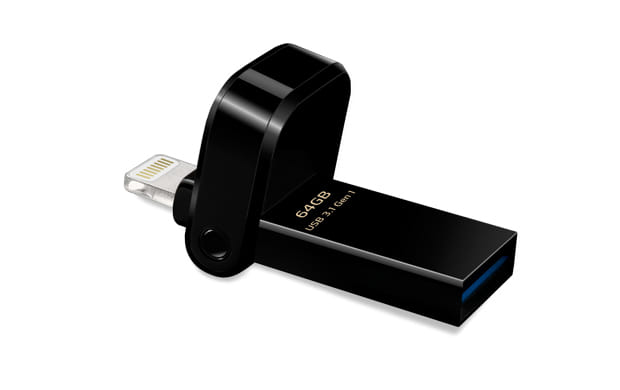 Adata 64GB AI920 Lightning OTG Jet Black Apple