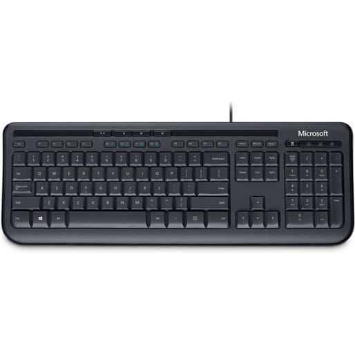 Microsoft Wired Desktop 600 toetsenbord en muis set (verpakking voor bedrijven) zwart Microsoft Wired Desktop 600 toetsenbord en muis set (verpakking voor bedrijven) zwart