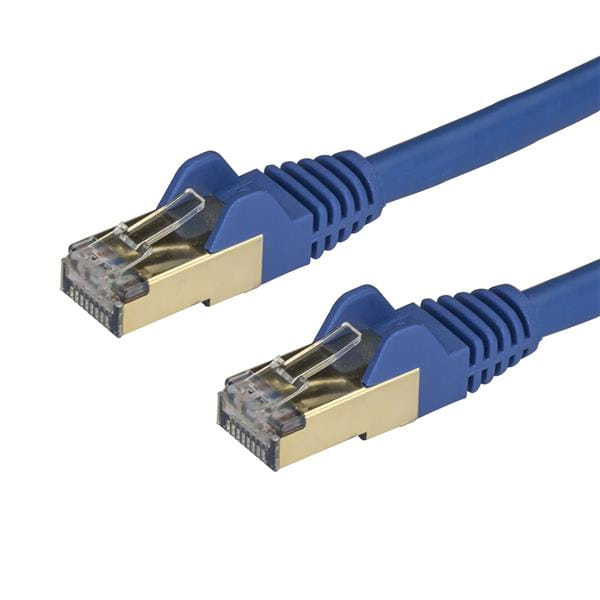 StarTech 1m Blue Cat6a Ethernet Cable - Shielded (STP)
