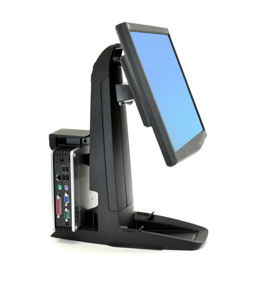 Ergotron NeoFlex AIO Lift Stand Rigid Clamp BK