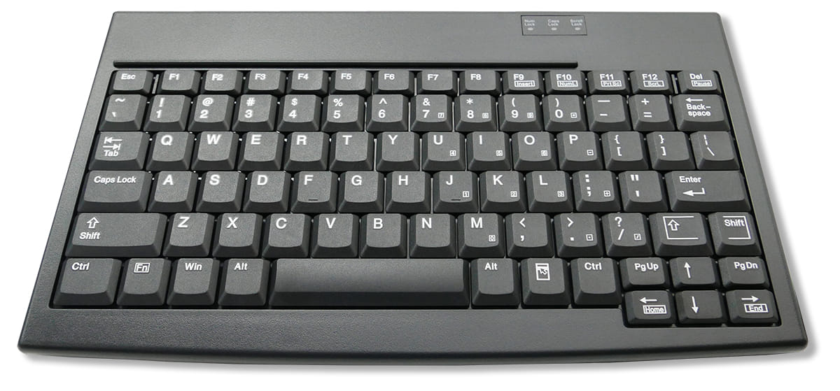 KSI Mini 104K USB Keyboard - Black