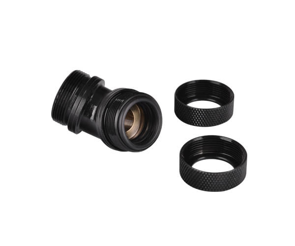 Thermaltake Pacific G1/4 PETG Tube 45-Degree Compression 16mm OD - Black