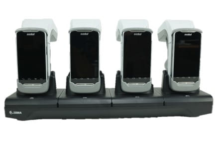 Zebra Charging Station Organizer Freestanding Black
