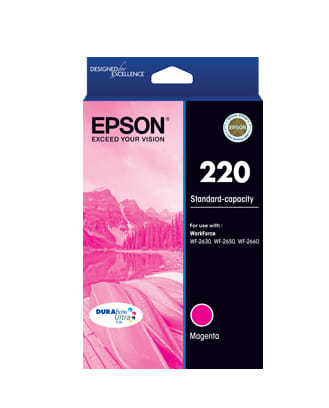 Epson 220 STD Capacity Durabrite Ultra Magenta Ink