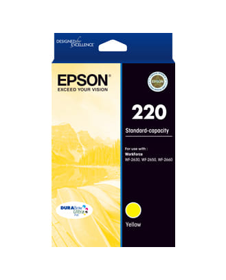 Epson 220 STD Cpcty Durabrite Ultra Ink Yellow