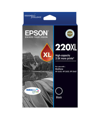 Epson 220Xl High Cap Durabrite Ultra Black Ink